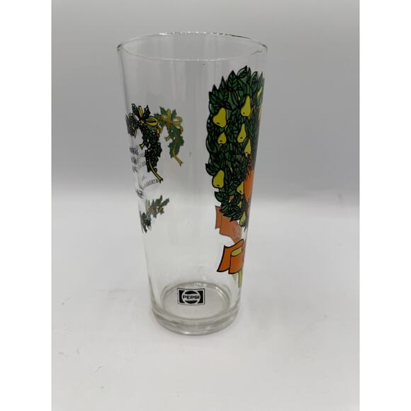 Vintage 12 oz Brockway 12 Days Of Christmas Glass 6th Day 6 Geese a Laying - Picture 2 of 7